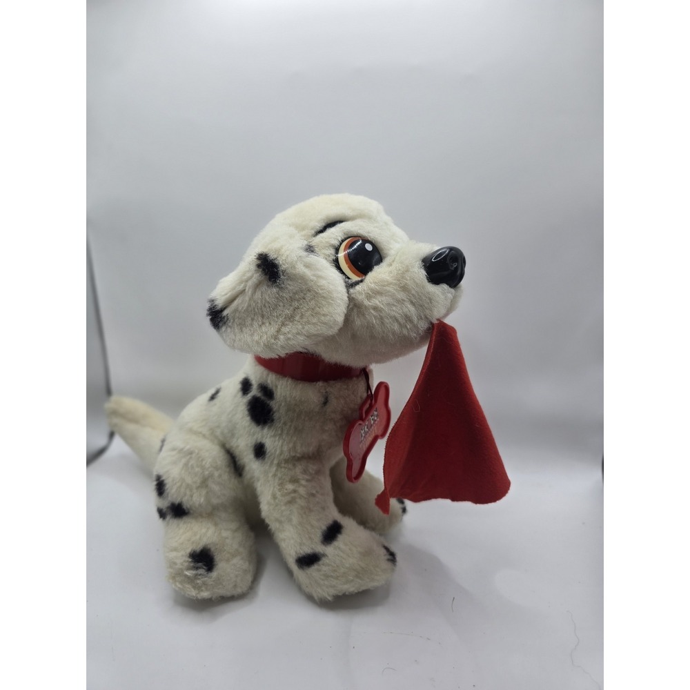 Disney 101 Dalmations Fidget Puppy Dog Plush Mattel 1996 Tug Of War 9" VTG